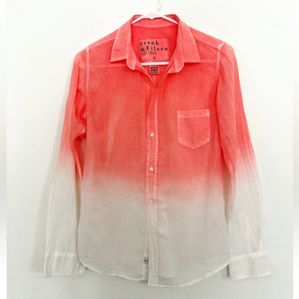 Frank & Eileen Mary Linen Dip Dye
button down shirt.